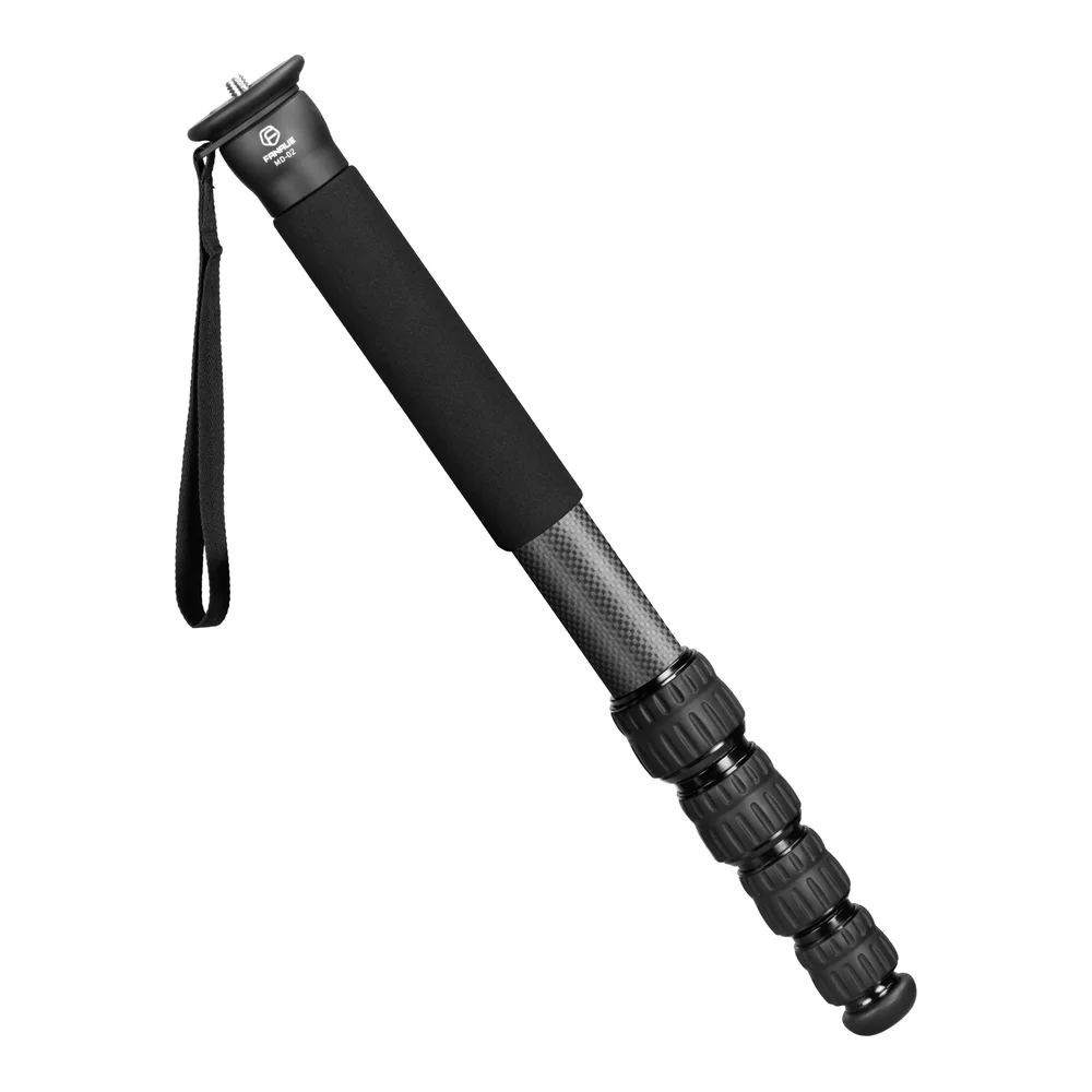 FANAUE MD-02 5-Section Carbon Fiber Monopod 32mm (1.26") diameter tube for DSLR Camera Hiking （Height:65.75 inch）_main