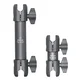 FANAUE Composite Dual-sided 360° rotation Double Socket Swivel Arm Compatible with RAM Mounts 1" Ball Components
