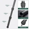FANAUE HTC-4030A-65 Inverted Carbon Fiber Tripod With 65mm Integrated Half-Ball Leveling Base, 3 Section 25kg Load