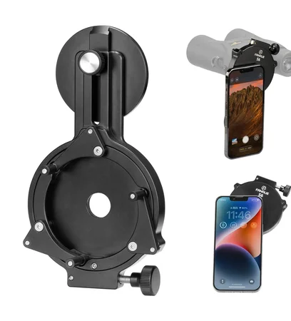 FANAUE Smartphone Digiscoping Adapter with Magnetic Mount For for Binoculars and Spotting Scope