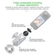 FANAUE GB-02 Ball Adapter with 1/4"-20 Threaded Stud, 25mm Model Compatible with RAM Mount B Size,and Fit Double Socket Arm for Insta 360 Panorama Series and Motorcycle Riding Photography Sports Camera