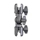 FANAUE DA-120PRO Double Socket Swivel Arm Compatible with 1 Inches/B Size /25mm Ball Mounts Accessories, Powerful Clamp Compatible with RAM Mount