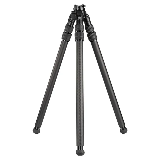 FANAUE HTC-4030A-65 Inverted Carbon Fiber Tripod With 65mm Integrated Half-Ball Leveling Base, 3 Section 25kg Load