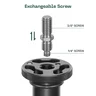 FANAUE HTC-2830CT 倒置碳纖維旅行三腳架，帶中軸，適用於數碼單反相機，3節，承重12千克/26磅