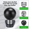 FANAUE MB-02 Ball Mount Base with 10mm Mounting Hole,Right Angle Motorcycle Rearview Mirror Mounting Base, Compatible with DA-60 DA-90 DA-150 Double Socket Arm and Other Compatible Devices