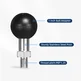FANAUE Ball Adapter with M8 X 1.25 Threaded Post,Suitable for M8 Screw Holes on Motorcycles or Other Equipment