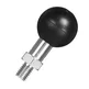 FANAUE Ball Adapter with M8 X 1.25 Threaded Post,Suitable for M8 Screw Holes on Motorcycles or Other Equipment