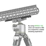 FANAUE Keymod Rail Tripod Plate Adapter Mount BKMOD-140 with Safety Stop Screws,for Tripod Ball Head Ballhead,Compatible Arca Swiss RRS Dovetail(140mm))