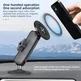 FANAUE SC-03T9 Magnetic Car Mount Compatible with RAM Mount B Size Ball Head, Magnetic car phone holder can be mounted on car dashboard