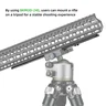 FANAUE Keymod Rail Tripod Plate Adapter Mount BKMOD-240 with Safety Stop Screws,for Tripod Ball Head Ballhead,Compatible Arca Swiss RRS Dovetail(240mm)