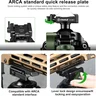 FANAUE ST-3620-65 Carbon Fiber Tripod With Arca Swiss quick release plate clamp with Rotating Ball Head Adapter,Load 55.12lb/25kg