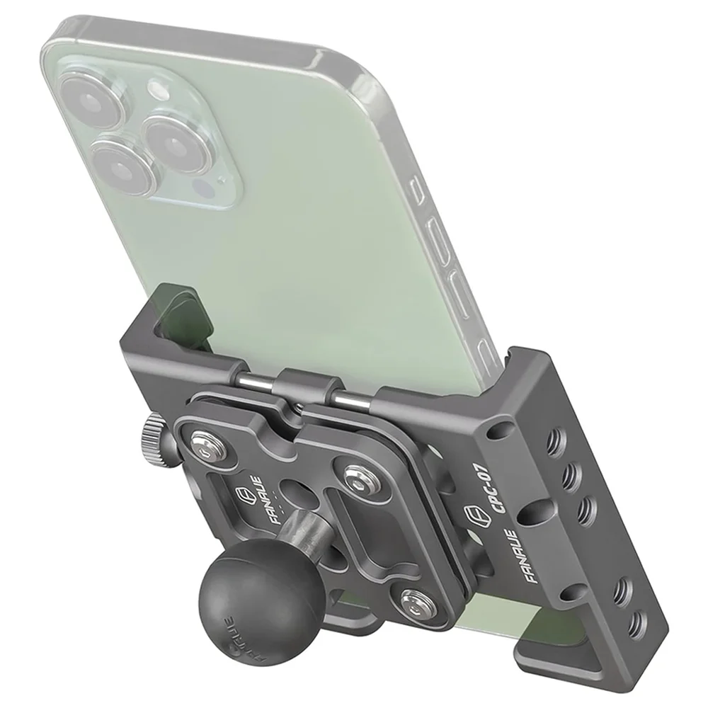 FANAUE CPC-07SA Universal Phone Holder with 1'' Ball for Smartphones with a Width of 2.3" to 3.4"_main