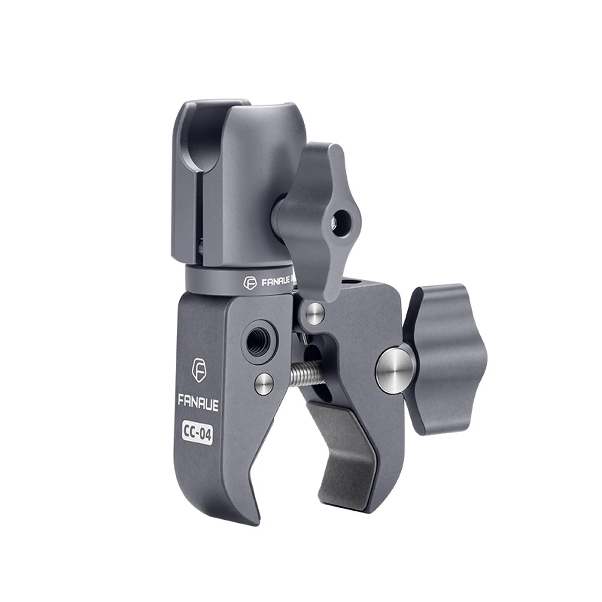 FANAUE CC-04(80P) Single Socket Arm with Handlebar Base Mount Strong Rod Clamp Compatible with RAM Mounts 1 Inch Ball