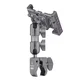 FANAUE Composite Double Socket Swivel Arm Universal Bike/Motorcycle Phone Mount Set