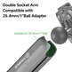 FANAUE Aluminum Alloy Double Socket Arm Compatible With 1 inch Ball(60mm/90mm/150mm))