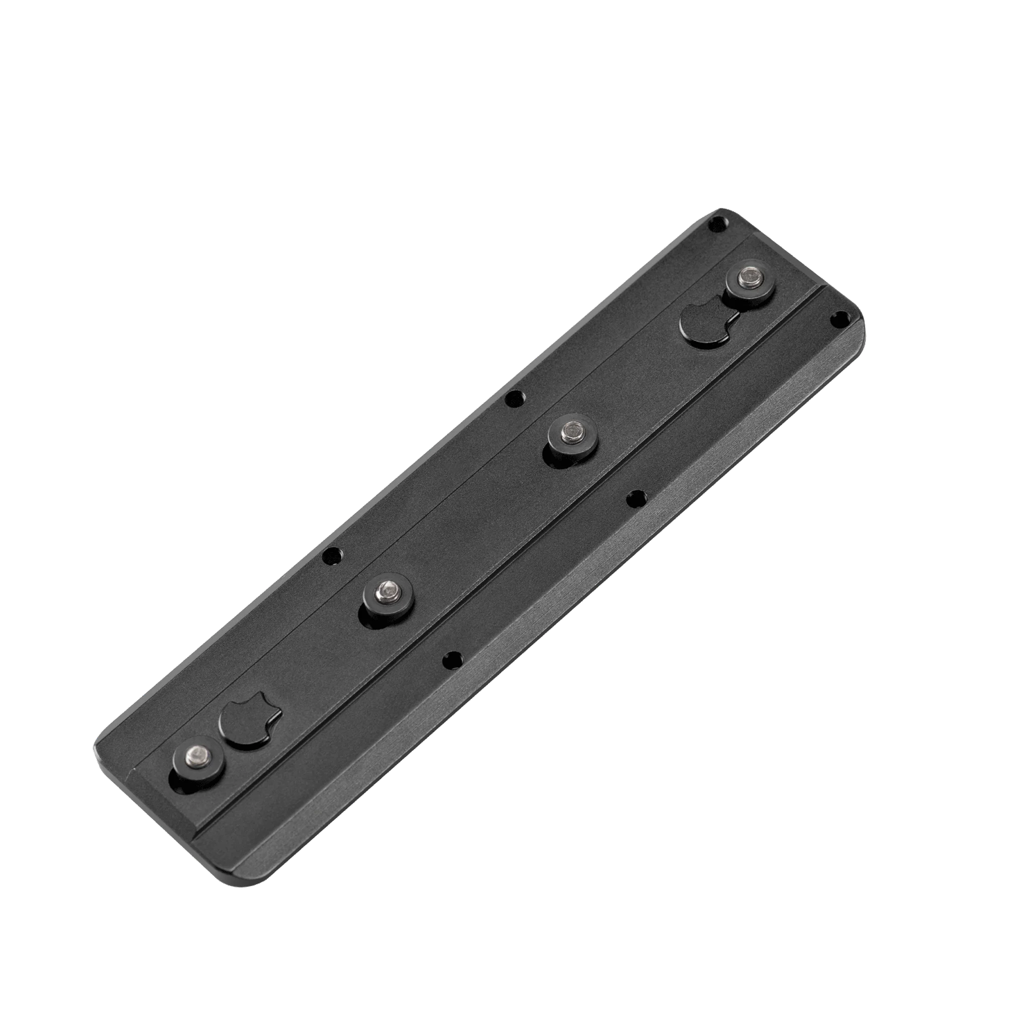 FANAUE Keymod Rail Tripod Plate Adapter Mount BKMOD-140 with Safety Stop Screws,for Tripod Ball Head Ballhead,Compatible Arca Swiss RRS Dovetail(140mm))