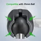 FANAUE Single Socket Arm Fit 25mm Ball Compatible with RAM mount 1"Ball Suitable for Various Screw Holes.