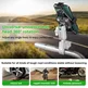 FANAUE Aluminum Phone Holder with 1" Ball Head Adapter Compatible with RAM Mounts B Size Double Socket Arm & Bike Motorcycle Phone Mount for 5.5-7" Smartphone