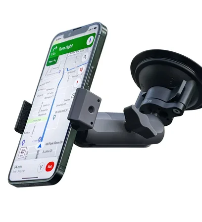 FANAUE Cell Phone Holder for Car with Twist-Lock Suction Cup