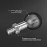FANAUE Ball Adapter with M8 X 1.25 Threaded Post,Suitable for M8 Screw Holes on Motorcycles or Other Equipment