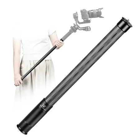 FANAUE AL-65 Gimbal Extension Pole Carbon Fiber Extension Monopod Pole for Digtital Camera Smartphone Long Selfie Tick(25.6in)