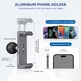 FANAUE CPC-08 Aluminum Alloy Phone Holder,Available in 25mm/20mm/17mm ball heads, Fit 5.5" to 8" Smartphones