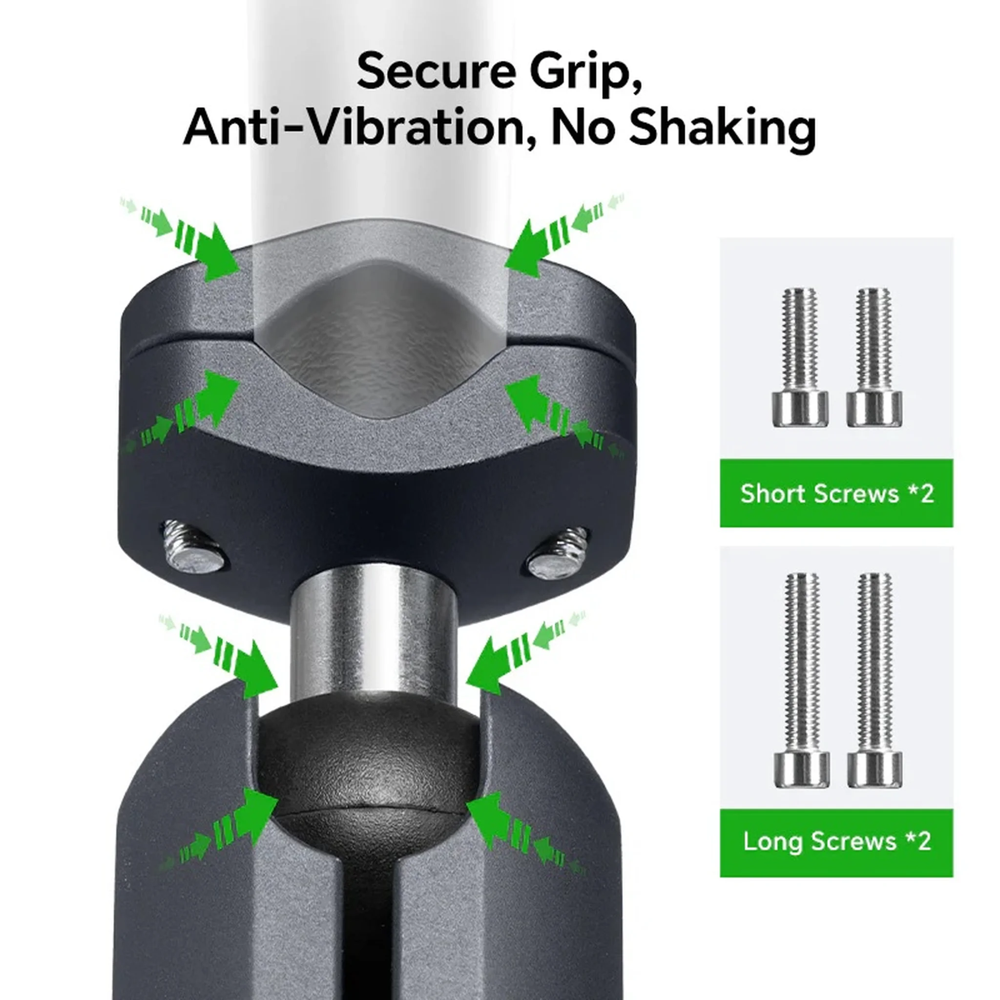 FANAUE Car Rear Seat Tablet Mount / Motorcycle Rearview Mirror Tablet Mount