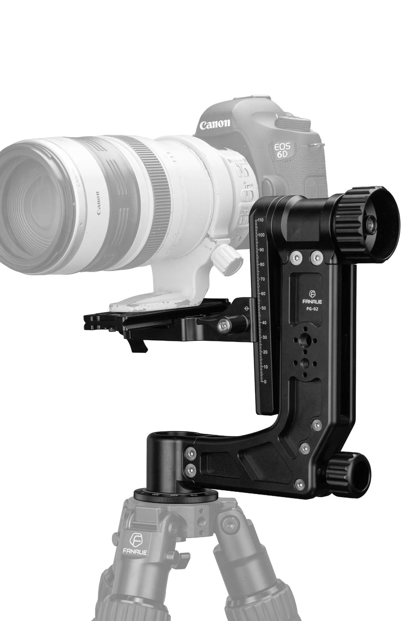FANAUE 360 Degree Panoramic Gimbal Head Aluminum Load 66 lbs (30 Kgs)(PG-02)