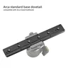FANAUE Keymod Rail Tripod Plate Adapter Mount BKMOD-240 with Safety Stop Screws,for Tripod Ball Head Ballhead,Compatible Arca Swiss RRS Dovetail(240mm)