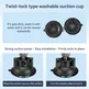 FANAUE Single Suction Cup Extended Version Car Phone Holder with Universal Joint, 360° Adjustable Rotatable