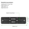 FANAUE Keymod Rail Tripod Plate Adapter Mount BKMOD-140 with Safety Stop Screws,for Tripod Ball Head Ballhead,Compatible Arca Swiss RRS Dovetail(140mm))