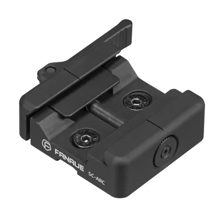 FANAUE SC-ARC Bipod Clamp Quick Release Lever-Release Arca Swiss RRS Mount Dovetail to Picatinny Adapter for monopods & bipods Hunting Tripod