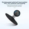FANAUE Flex Adhesive Ball Base Compatible with RAM Mounts B Size Double Socket Arm, 25/20/17mm Ball Head Adapter for Motorcycle Phone Mount Bike Phone Holder, Suction Cup Base for Mounting on Car Dashboards.