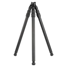 Trípode invertido de fibra de carbono FANAUE HTC-4030A-65 con base niveladora de semiesfera integrada de 65 mm, 3 secciones y capacidad de carga de 25 kg