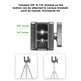 FANAUE GS-02 Arca Swiss Hunting Tripod Clamp with Quick Release Plate for Enhanced Accuracy in Hunting and Shooting