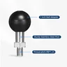 FANAUE Ball Adapter with M8 X 1.25 Threaded Post,Suitable for M8 Screw Holes on Motorcycles or Other Equipment