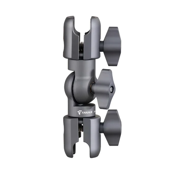 FANAUE DA-120PRO 雙球關節旋轉臂，適配1英寸/B款/25毫米球頭安裝配件，配備強力夾具，兼容RAM支架