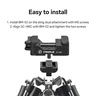 FANAUE SC-ARC Bipod Clamp Quick Release with Adapter Mount-Arca Swiss/RRS Dovetail to Picatinny