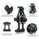 FANAUE Aluminum Phone Holder with 1" Ball Head Adapter Compatible with RAM Mounts B Size Double Socket Arm & Bike Motorcycle Phone Mount for 5.5-7" Smartphone