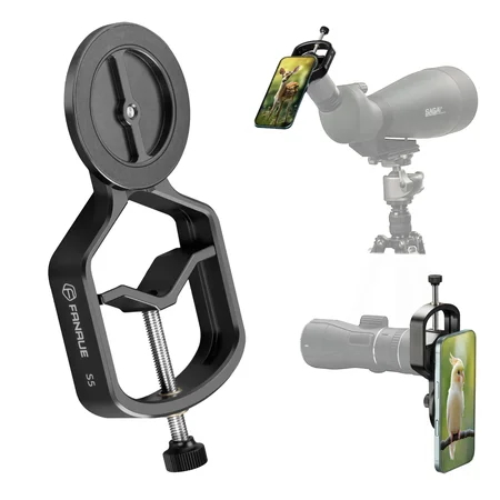 Magnetic Universal Spotting Scope Phone Adapter, Fits 2.16" Eyepiece Max（Only Available for iPhone）