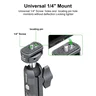 FANAUE HB-04T Camera Articulating Magic Arm, Dual Ballhead Monitor Holder Featuring 1/4" Thread Screw and Positioning Holes